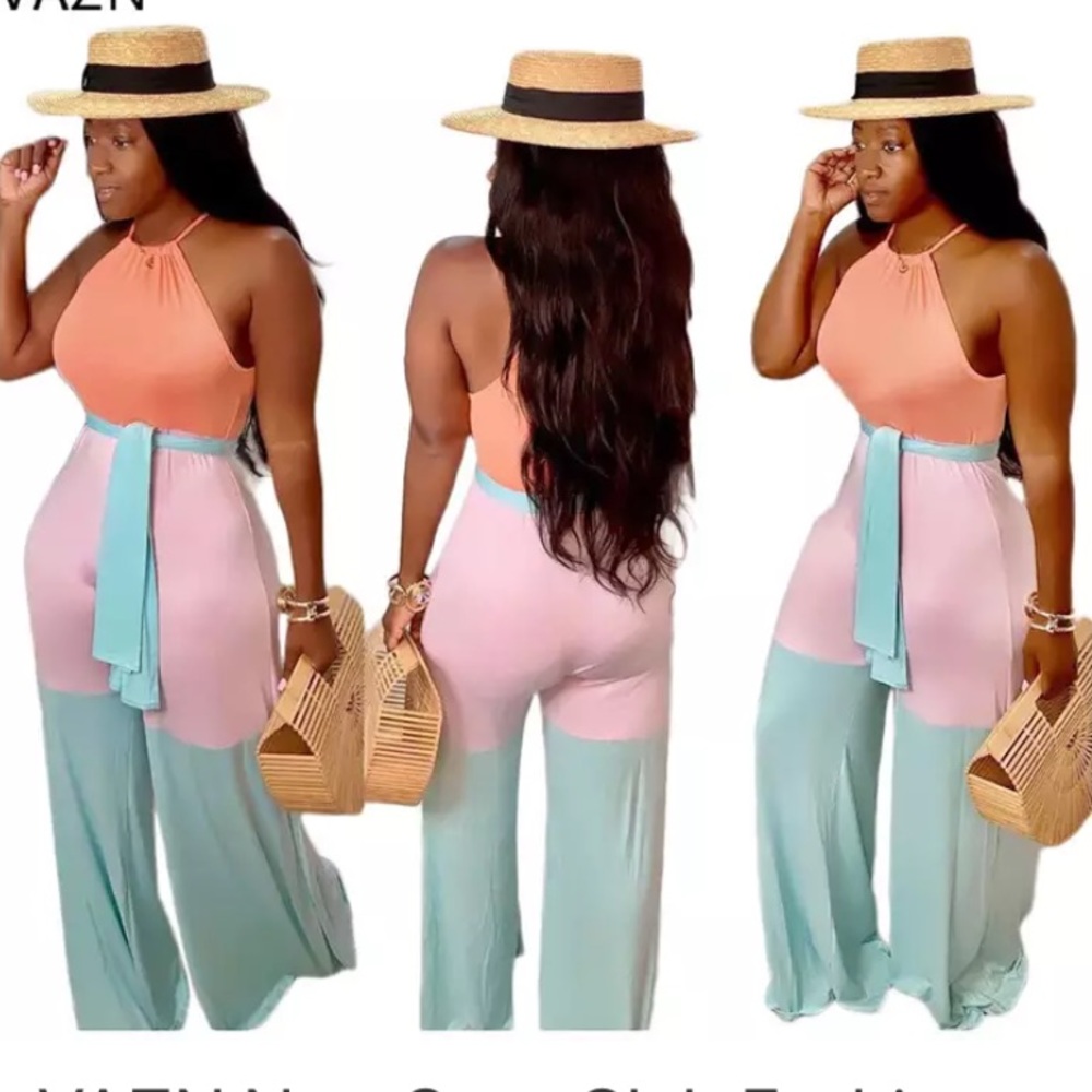 Color Block Jumpsuit